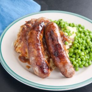Did You Know I Can Tell How Adventurous You Are Purely by the Assorted International Foods You Choose? Bangers and mash
