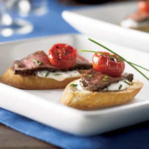 What's Your IQ, Based Only On Your Dinner Choices? Quiz Steak crostini