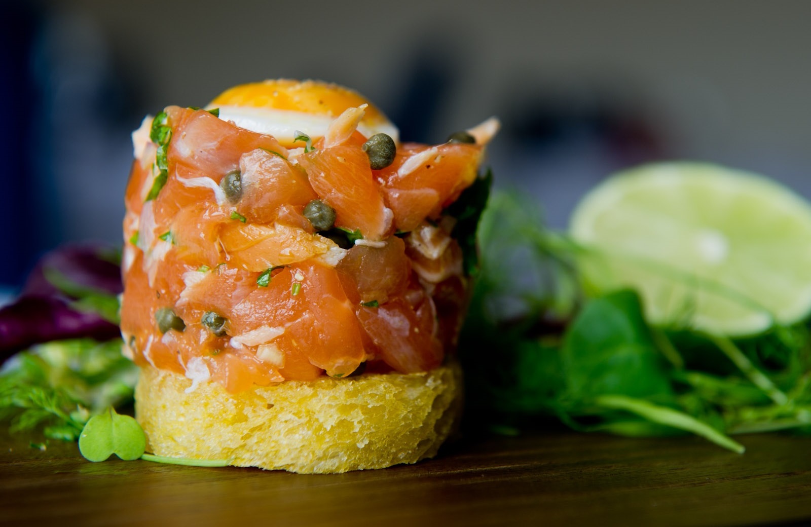 What’s Your IQ, Based Only on Your Dinner Choices? Smoked salmon tartare