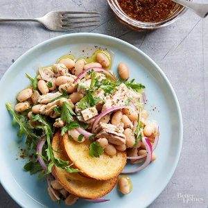 What's Your IQ, Based Only On Your Dinner Choices? Quiz White bean and tuna salad