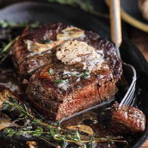 What's Your IQ, Based Only On Your Dinner Choices? Quiz Filet mignon with porcini mushroom compound butter