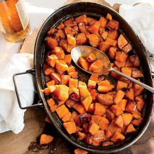 Host a Celeb Dinner Party and We’ll Guess Your Zodiac Sign Candied sweet potatoes