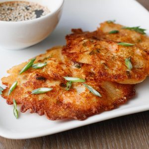 This Seafood Buffet Quiz Will Reveal What Sea Creature You Are Kimchi pancakes with shrimp