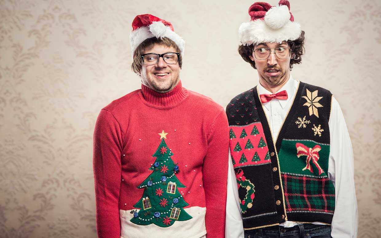 Naughty Or Nice ugly christmas sweaters