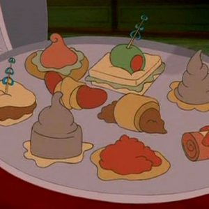 Would You Rather: Disney and Pixar Movie Food Edition The grey stuff from Beauty and the Beast