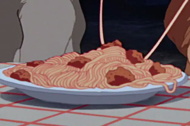 Can You Name at Least 12/15 of These Disney Movies from Just the Food? Disney Food   Spaghetti And Meatballs