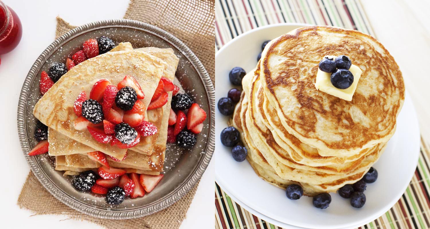 Choose Between Kids Meals and Grown-Up Food and We’ll Reveal What % Adult You Are crepes and pancakes
