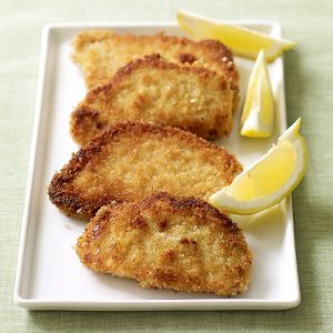 Pick Kids Meals & Grown-Up Food To Know What % Adult Yo… Quiz Breaded pork chops