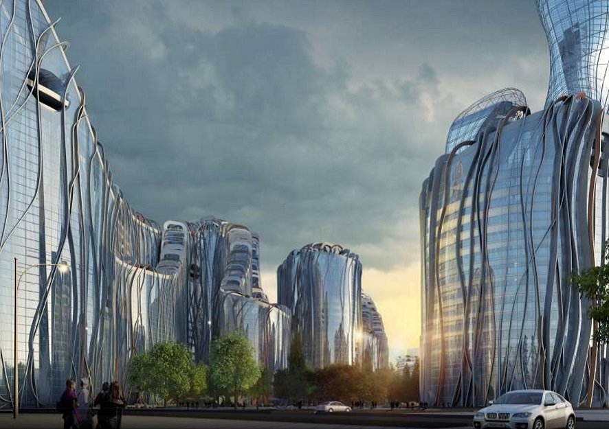 Which Decade Do You Belong In? Quiz futuristic city