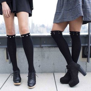 Everyone Has a Decade They Belong in — This Is Yours Knee-high socks