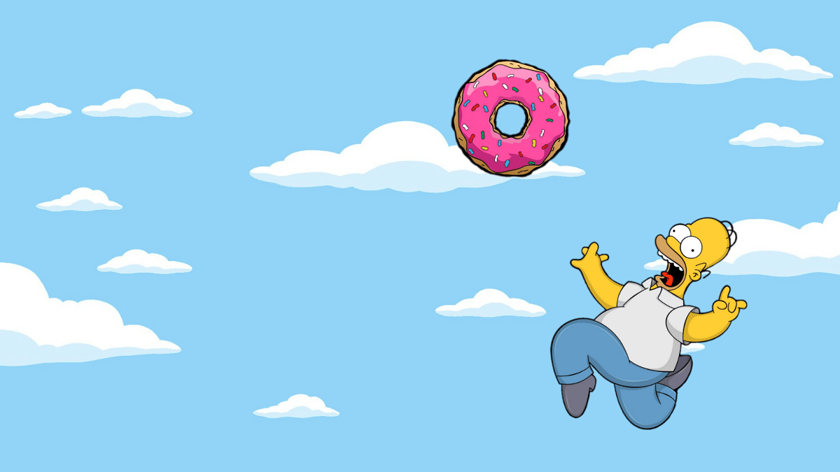 Homer simpson donut