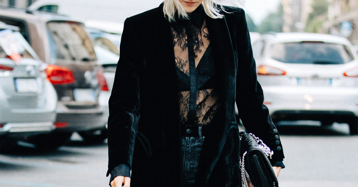 Put Together an All-Black Outfit and We’ll Reveal How Dark Your Soul Is black bralette