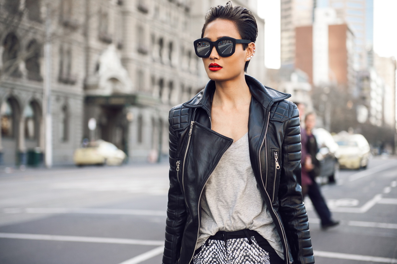 Put Together an All-Black Outfit and We’ll Reveal How Dark Your Soul Is Leather jacket