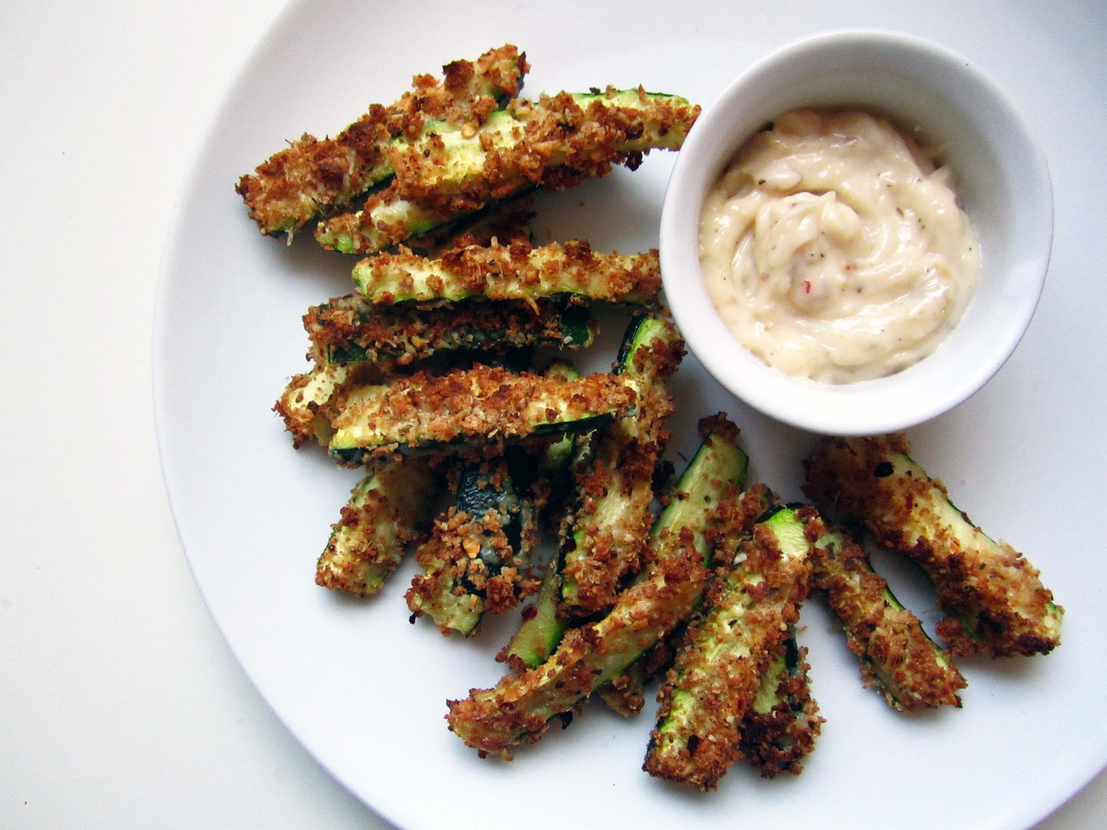8 courgette fries