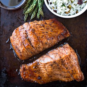 Can I Guess Relationship Status From Foods You Pick? Quiz Bourbon-glazed salmon