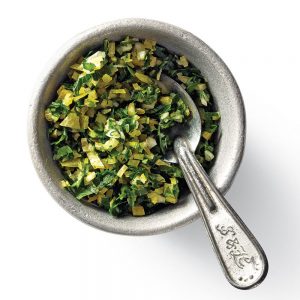 Only a Food Snob Can Get 15/15 on This Quiz An Italian garnish of minced garlic, parsley, lemon rind and shredded basil