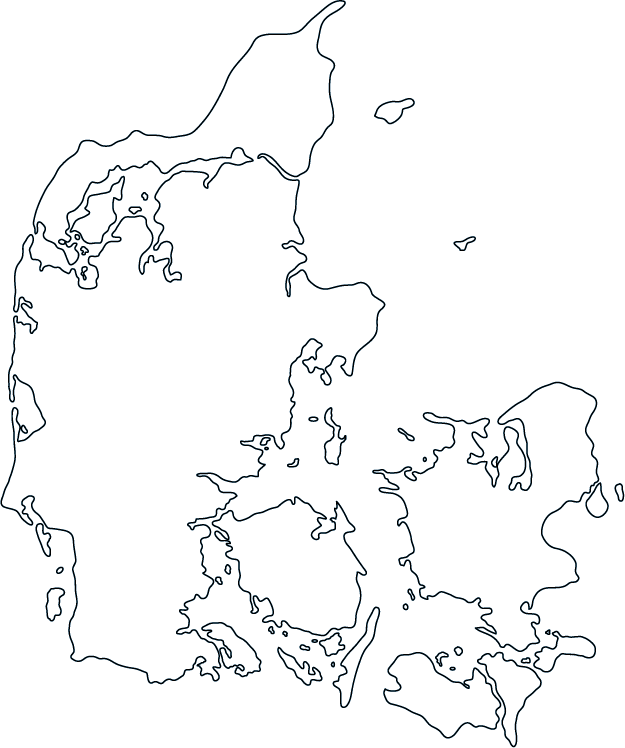 Can You Name These European Countries from Their Outlines? Denmark map