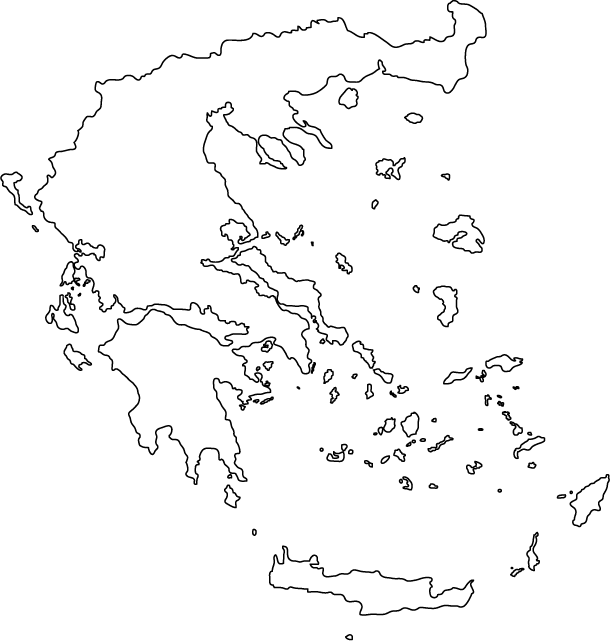 Can You Name These European Countries from Their Outlines? Greece map