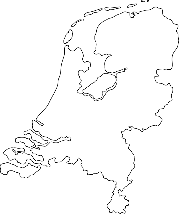 Can You Name These European Countries from Their Outlines? Netherlands map