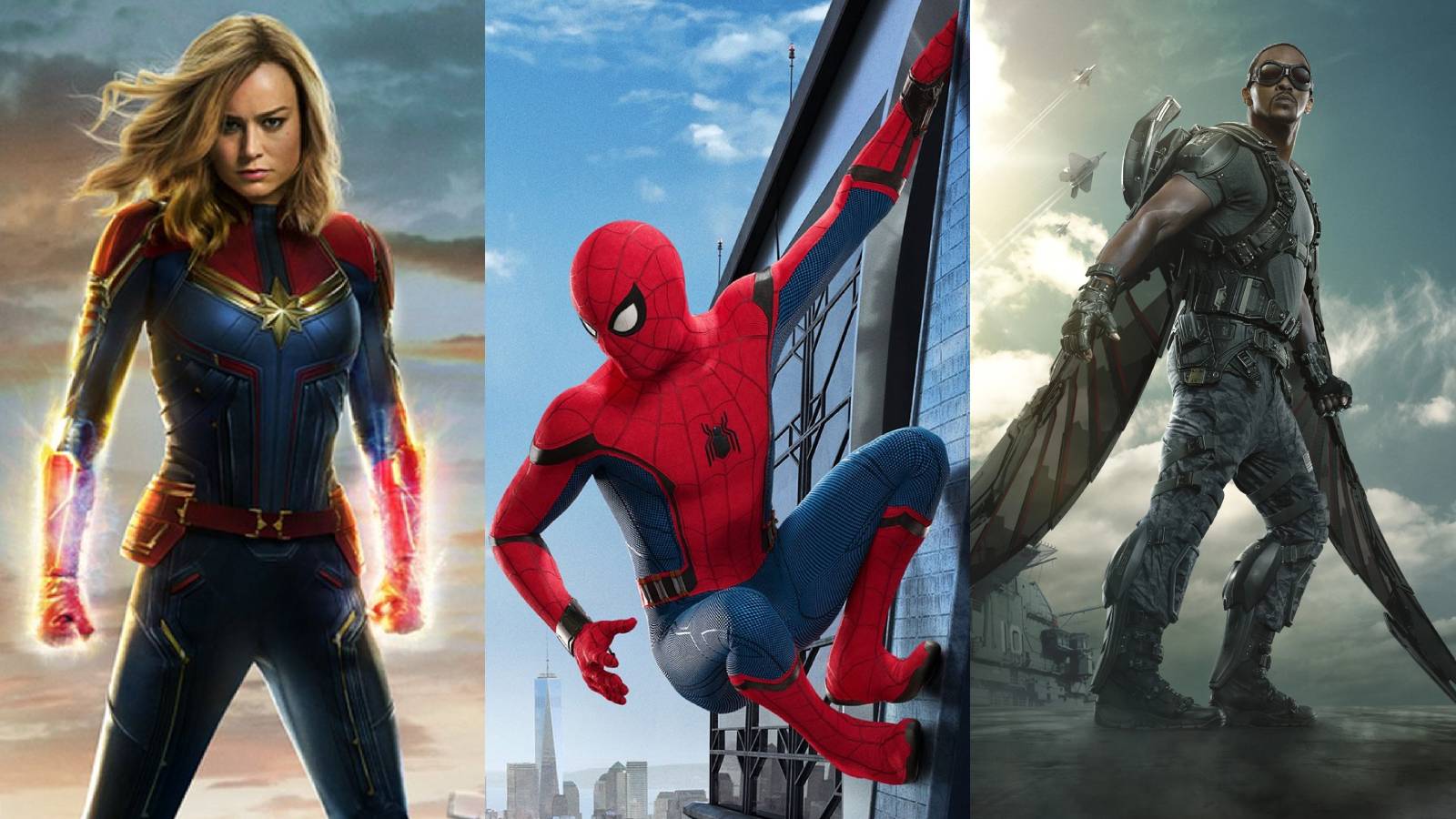 You got: Captain Marvel, Spider-Man, and Falcon! Which Three Marvel Characters Are You a Combo Of?