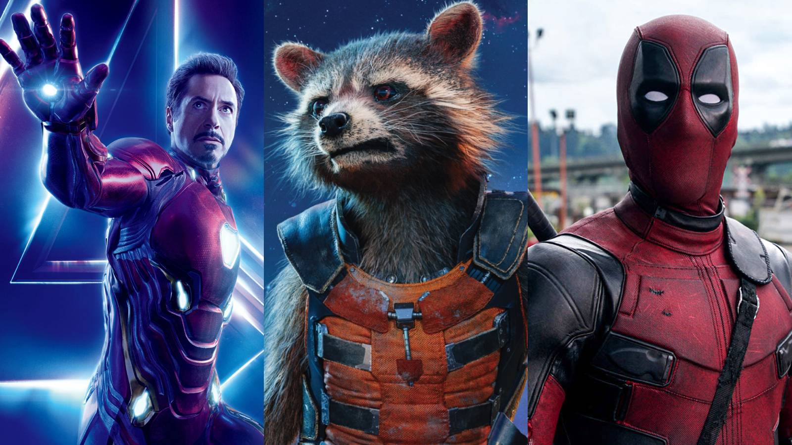 You got: Iron Man, Rocket Raccoon, and Deadpool! Which Three Marvel Characters Are You a Combo Of?