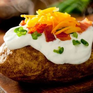 Savory Food Salty Personality Quiz Loaded baked potato