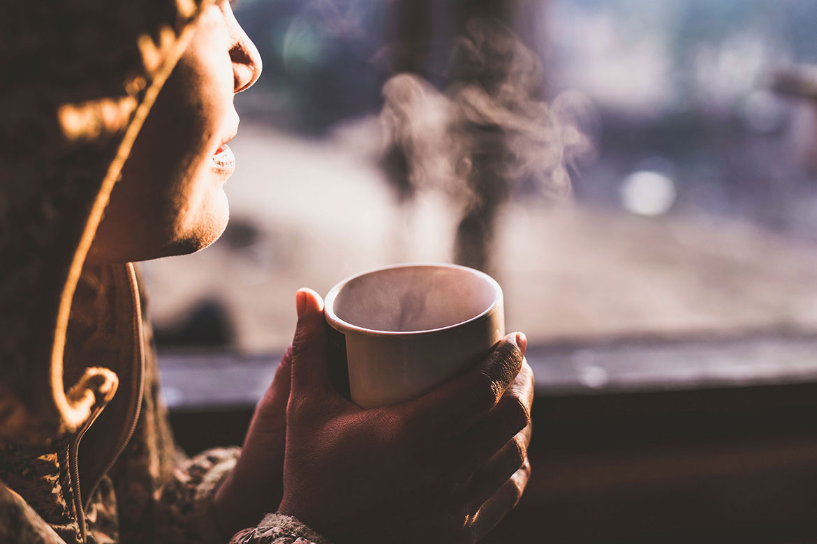 Woman Drinking Coffee 4