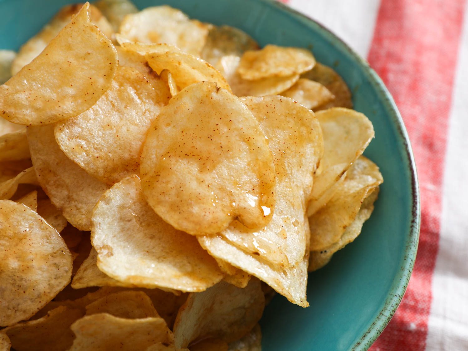 Have a Snacks Party by Yourself and We’ll Guess If You’re a Cat or Dog Person Potato chips