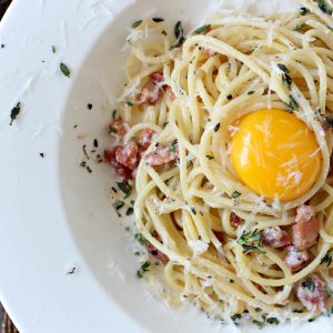 Pick Your Favorite Dish for Each Ingredient If You Wanna Know What Dessert Flavor You Are Carbonara