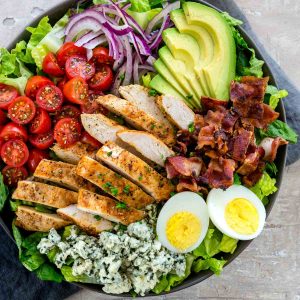 Host a Celeb Dinner Party and We’ll Guess Your Zodiac Sign Cobb salad