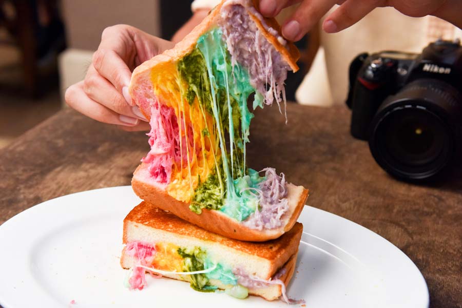 Only a Trendy Person Will Like at Least 10 of Things Quiz Rainbow grilled cheese