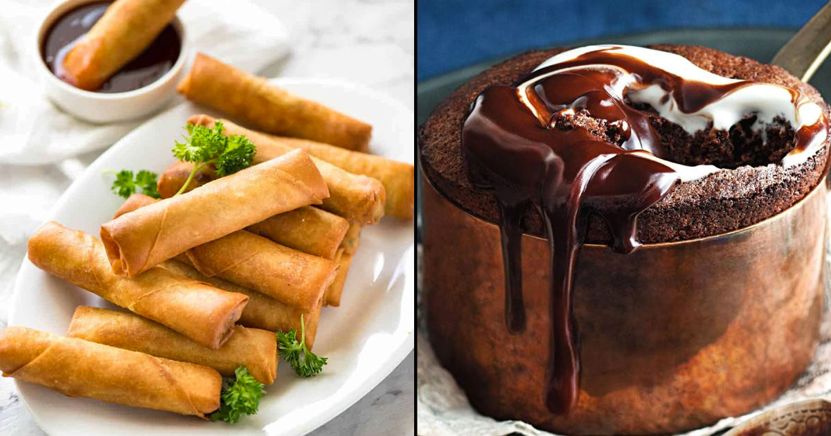 Introvert/Extrovert Quiz: Your Appetizer Vs. Dessert Choices Spring Rolls or Dark Chocolate Souffle