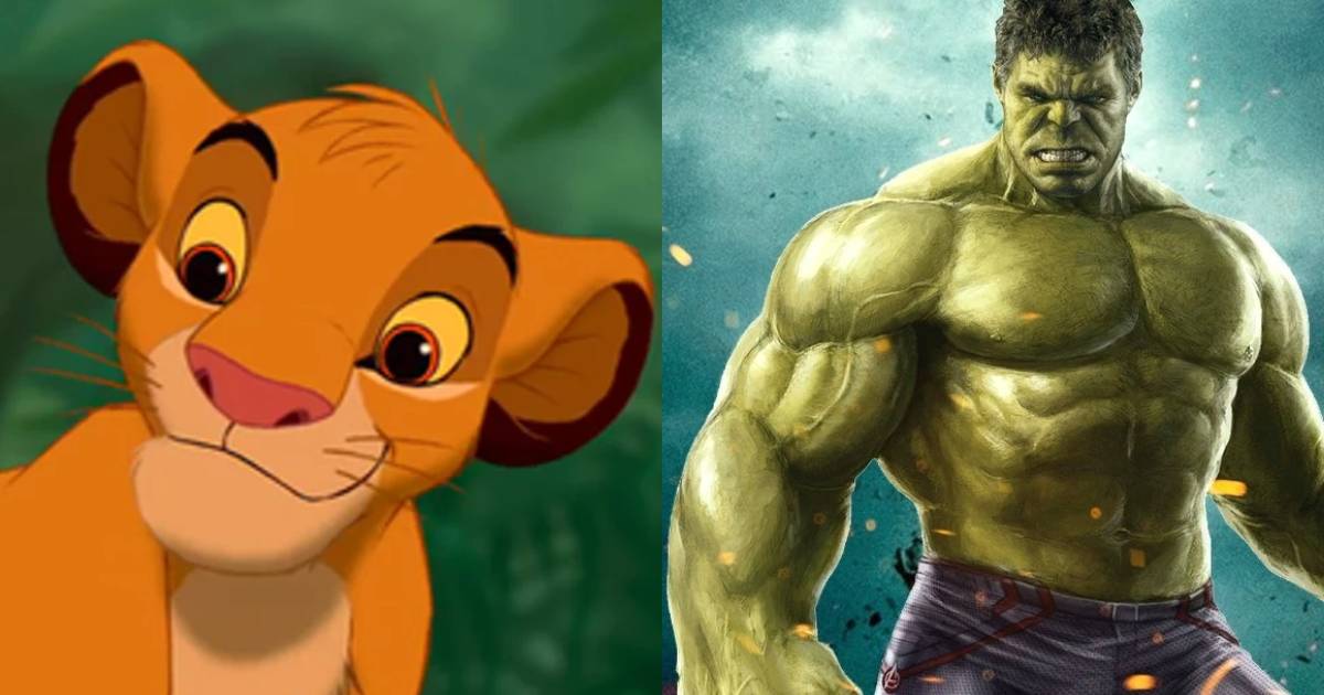 You got: Simba and Hulk! What Disney and Marvel Hybrid Character Are You?