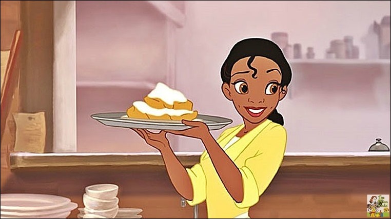 Guess The Animated Movie Titles Quiz Beignets from The Princess and the Frog