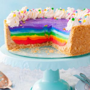 What Dessert Are You? Rainbow cheesecake