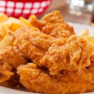 Fill up Your Plate at This Buffet 🍴 and We’ll Let You Know What Age You May Live to Chicken tenders
