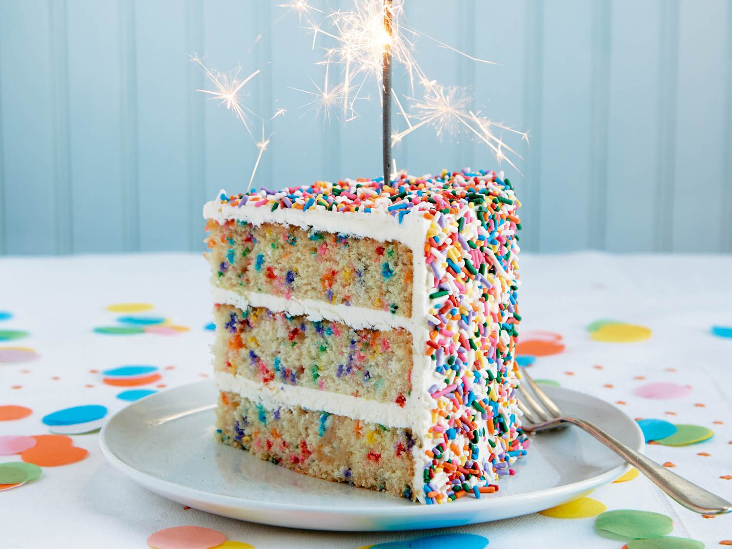 🍴 Tell Us If You Cut These Foods or Not and We’ll Tell You If You Are Weird or Normal Birthday Cake Slice