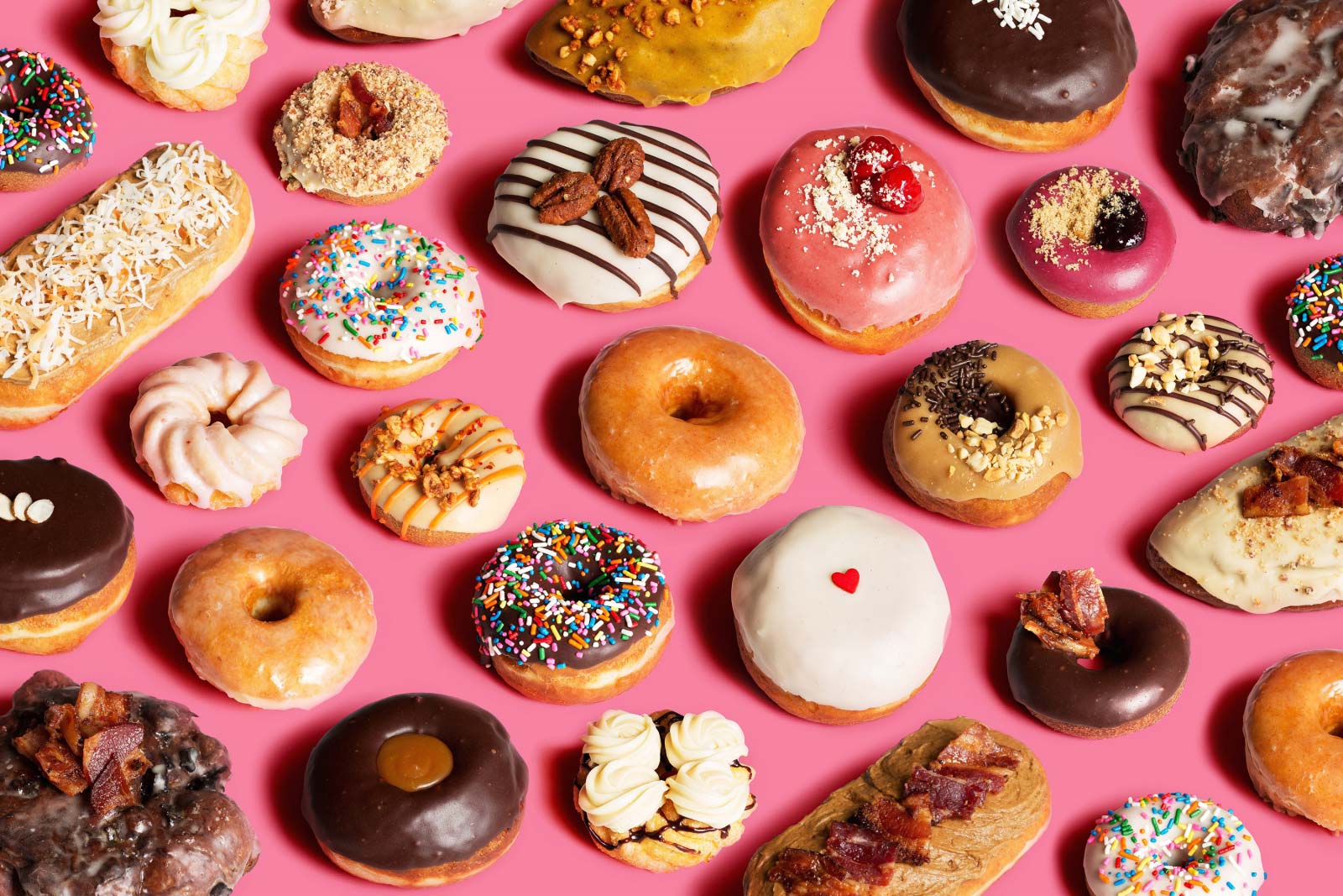 Have a Snacks Party by Yourself and We’ll Guess If You’re a Cat or Dog Person Doughnuts