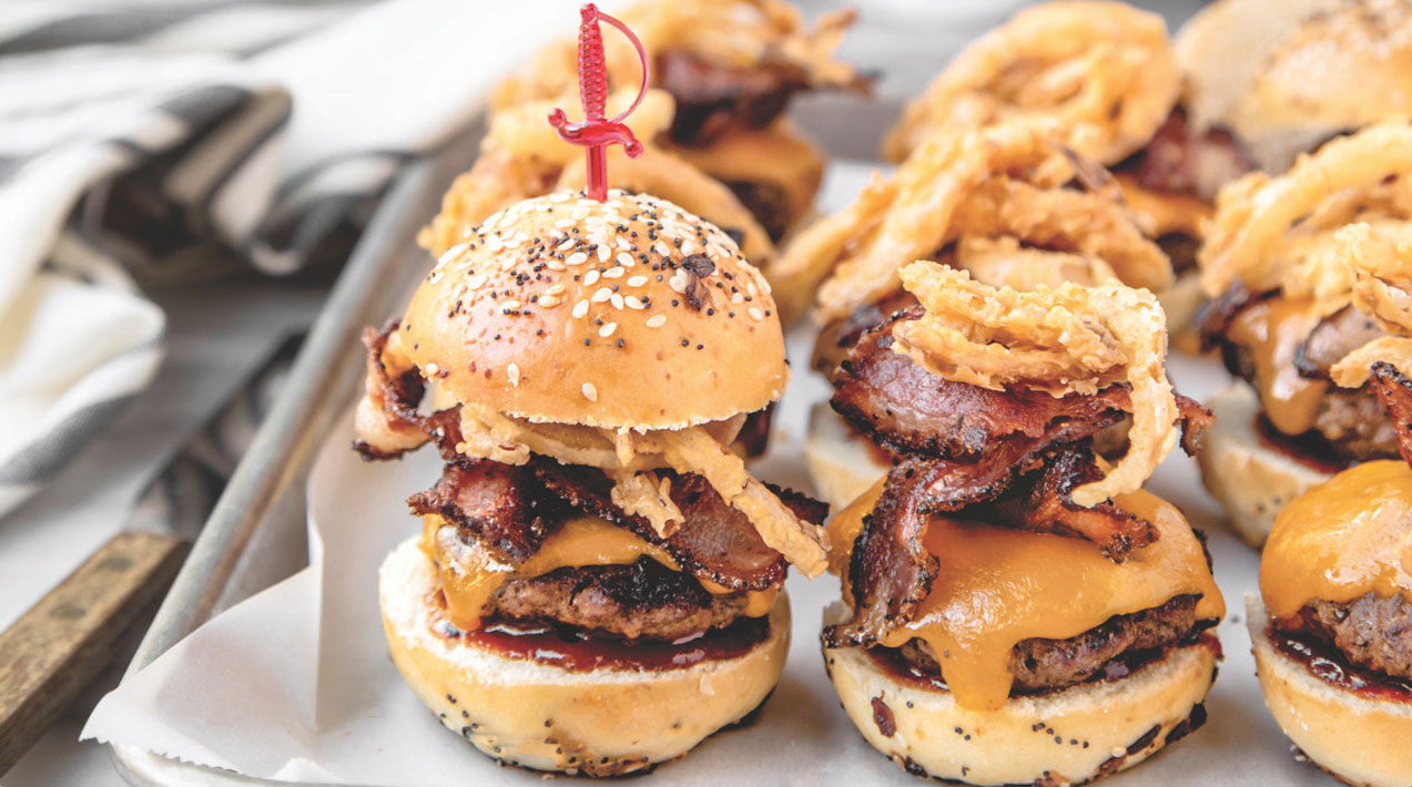 Don’t Freak Out, But We Can Guess Your Location Based on What You Eat Bacon Cheeseburger Sliders