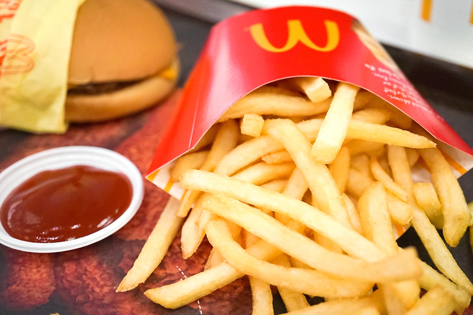 🍟 Rate These French Fries on a Scale of 1 to 5 and We’ll Know Exactly How Old You Are Ketchup on the side of McDonald's French Fries