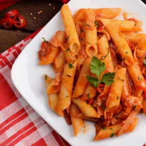 Fill up Your Plate at This Buffet 🍴 and We’ll Let You Know What Age You May Live to Penne Arrabiata