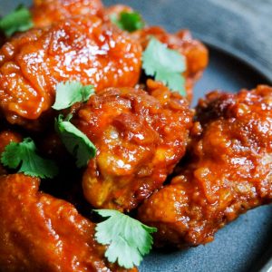 Have a Snacks Party by Yourself and We’ll Guess If You’re a Cat or Dog Person Spicy Korean fried chicken