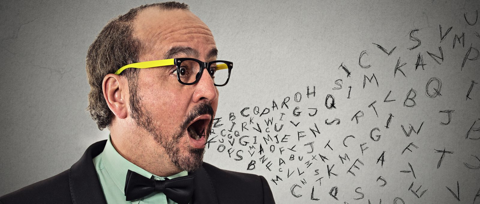 💬 Here Are 20 Words That Will Make You Sound Smarter — How Many Do You Know? English Phrases Gobbledegook Man Talking Nonsense E1455894245250