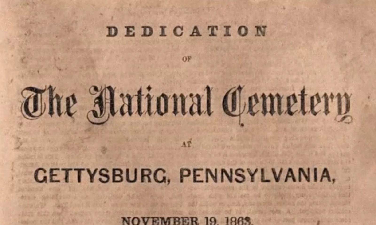 1800s American History Quiz Gettysburg Address