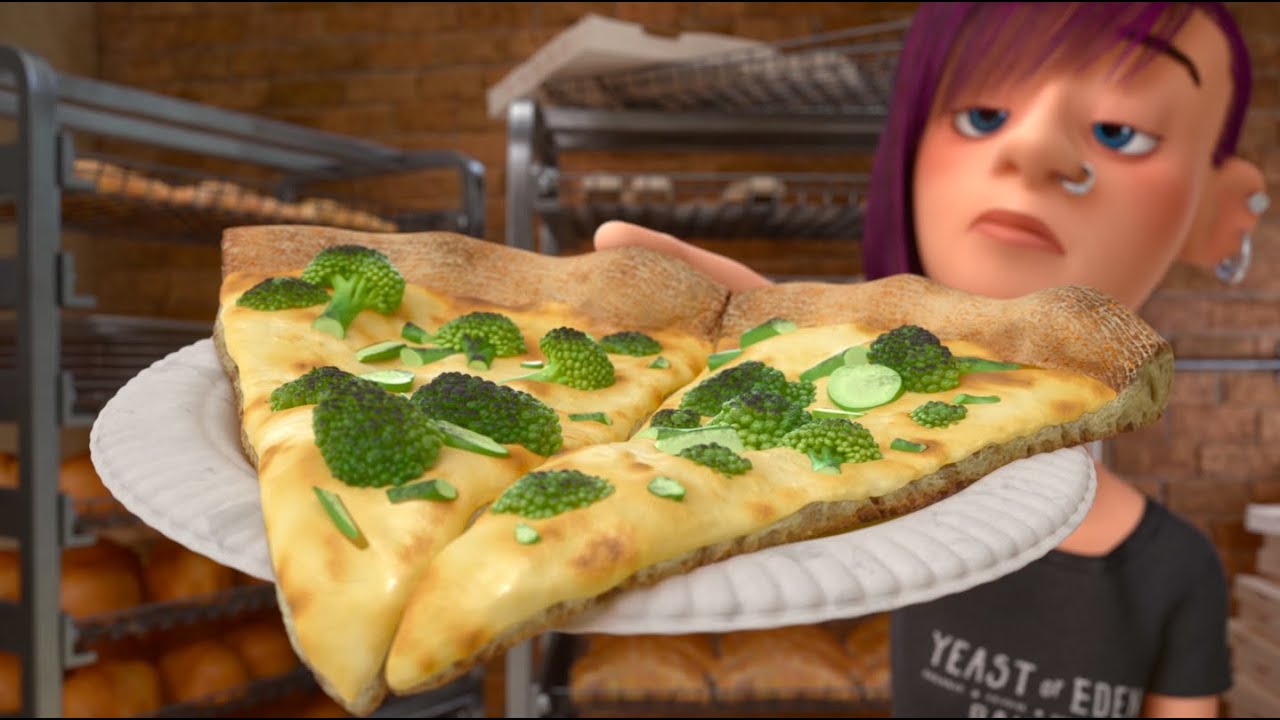 Pixar Food   Inside Out Broccoli Pizza