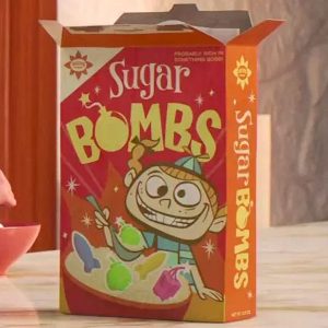 Would You Rather: Disney and Pixar Movie Food Edition Sugar Bombs cereal from Incredibles 2