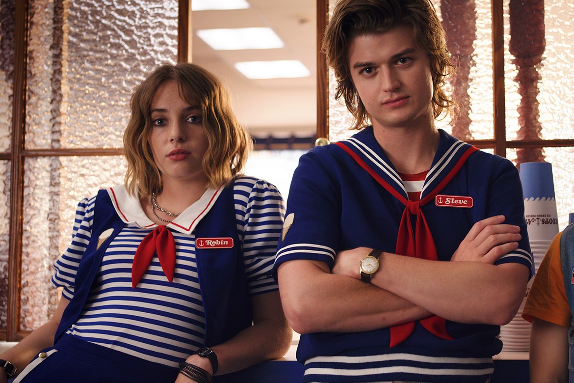 🍨 Order a Mega Sundae at Scoops Ahoy and We’ll Reveal Which “Stranger Things” Character You Are Stranger Things Steve & Robin