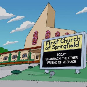 Simpsons Quiz Go to church