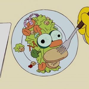 Simpsons Quiz Salad