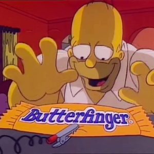 Simpsons Quiz Butterfinger